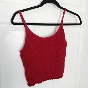 holliister ribbed tank top